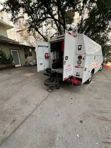 Magnet Plumbing service vehicle on-site for Faucet Repair in Wimauma